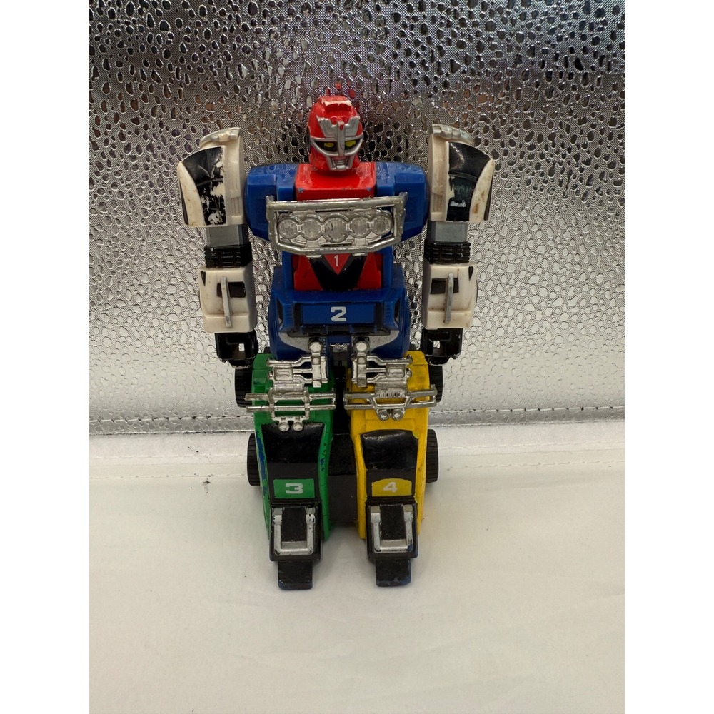 Vintage 1993 Power Rangers Turbo Rescue Zord #2 #3 #4 Bandai‎ Action Figure 5 "